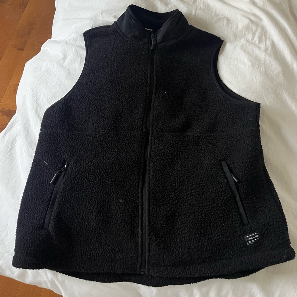 O'Neill Men's Black Sherpa Vest